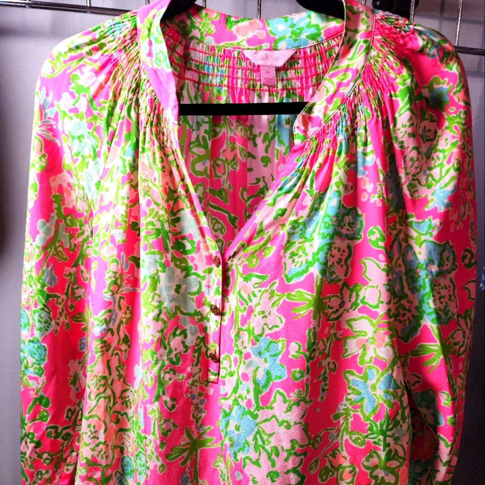 Lilly Pulitzer Long Sleeve Elsa Blouse